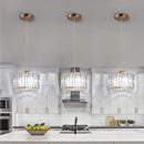 GobekUsa Glass LED Chandelier Ceiling Light Modern Living Dining Room Fixture
