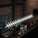 GobekUsa LED Chandelier: Modern Nordic Industrial Pendant Light for Dining Room and Bar