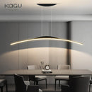 GobekUsa LED Ceiling Pendant Lamp: Minimalist Chandelier, Height Adjustable, Home Decor Solution