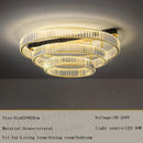 GobekUsa Gold Crystal Copper Ceiling Lamps LED Modern Home Room Decor Lighting