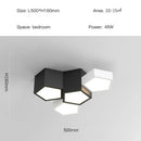 GobekUsa Black White Diamond LED Ceiling Chandelier for Modern Home and Office