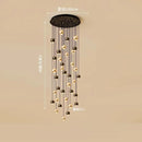 GobekUsa Gold Ball Crystal Chandelier | Modern Art Decor Lighting Fixture