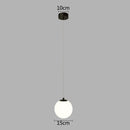 GobekUsa Gold Glass LED Pendant Chandelier for Dining Room and Bedroom
