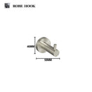 GobekUsa Brushed Nickel Stainless Steel Bathroom Hardware Set Towel Bar Ring Holder Robe Hook