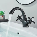 GobekUsa Antique Brass Basin Faucet: Solid Brass Single Hole Deck Mounted Mixer Tap