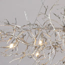 GobekUsa LED Branch Crystal Chandelier Copper Suspension Lights Luxe Ceiling Pendant
