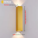 GobekUsa Gold LED Wall Lamp 96V 220V IP67 Waterproof Outdoor Sconce Light