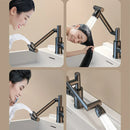 GobekUsa LED Basin Faucet 360 Rotation Stream Sprayer Hot Cold Water Sink Mixer