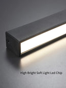 GobekUsa Linear LED Ceiling Light for Living Room Bedroom Aisle Balcony Dining Minimalist Lustre
