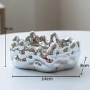 "GobekUsa Ceramic Bubble Clouds Ashtray for Home & Office Smoking Accessories"