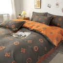 GobekUsa Lattice Plant Geometric Pattern Bedding Set with Sheet Pillows