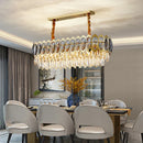 GobekUsa Crystal Ceiling Chandelier for Modern Living Room Decor