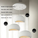 GobekUsa LED Wabi Sabi Chandelier: Modern Minimalist Pendant Light for Home, Dining, Living Room