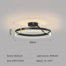 GobekUsa Black Gold Round Chandelier: Modern Design Ceiling Lamp for Home Decoration
