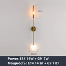 GobekUsa Golden Metal LED Wall Lamps for Bedroom Living Room Decor