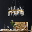 GobekUsa K9 Luxury Pendant Chandelier, LED Indoor Lighting for Kitchen, Living Room, Bedroom