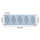 GobekUsa Coral Branch Leaf Silicone Mold for Cake Chocolate Baking Decoration