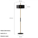 GobekUsa Black Metal E27 Floor Lamp for Stylish Indoor Lighting