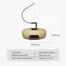 GobekUsa Brokis Glass Pendant Lamp - Nordic Creative Hanging Light for Home and Hospitality