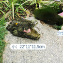 GobekUsa Garden Water Floating Animal Statue Crafts for Outdoor Decor and Pond Decoration