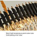 GobekUsa High-end Luxury Crystal Ceiling Chandelier for Kitchen Dining Living Room