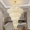 GobekUsa Crystal Hollow Chandelier: Elegant Lighting for European Villa, Hotel Lobby, and Living Room