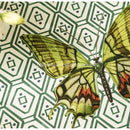 GobekUsa Butterfly Print Placemat: Pomegranate Floral Design, Non-Slip Dining Table Mats