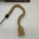 GobekUsa Hemp Rope Pendant Lights Retro Loft Industrial Hanging Lamp for Living Room Home Decor