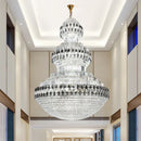 GobekUsa Crystal Chandelier Luxury Duplex Building Hollow Luxury Lamp