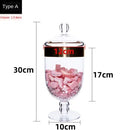 GobekUsa Acrylic Candy & Spice Jar Set for Kitchen Food Storage
