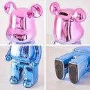 GobekUsa Bear TV Cabinet Sculpture Decor Piggy Bank, Home Decoration Art Statue