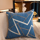 GobekUsa Geometric Chenille Cushion Cover 45x45 Comfortable Luxury Home Decor