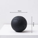 GobekUsa Geometric Spherical Ceramic Ornaments Moon Home Decoration Accessory