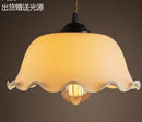 GobekUsa Blue Glass Pendant Lights for Bedroom Dinning Living Room