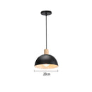 GobekUsa Black Aluminium Modern Pendant Light for Living Room Dining Table Decor