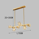 GobekUsa Crystal Chandelier: Elegant Ceiling Light for Living & Dining Room, Luxury Pendant Lamp