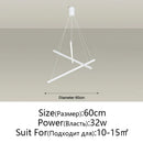 GobekUsa LED Chandelier: Modern Luster Lighting for Stair Hall Bedroom Room Duplex Building
