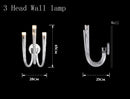 GobekUsa Glass Chandelier LED Hanging Light for Living Room Bedroom Dining Room - 2024 Collection.
