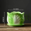 GobekUsa Chinese Cabbage Ceramic Vase: Table Decoration, Flowers Arrangement, Room Aesthetic Decor