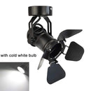 GobekUsa Industrial Ceiling Spotlight Lamp with Foldable Flippers for Hallway Art Light