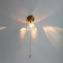GobekUsa Clear Glass LED Wall Sconce Modern Rotate Stair Light