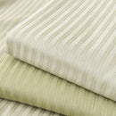 GobekUsa Luxe Cotton Satin Stripe Bed Sheet Set with 2 Pillowcase