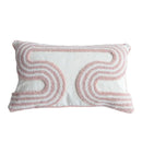 GobekUsa Cotton Loop Tufted Ivory Cushion Cover for Home Decoration