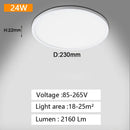 GobekUsa LED Panel Ceiling Light 48w 36w 24w 18w for Bedroom Living Room Home Lighting
