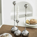 GobekUsa Gold Geometric Water Drop Candlestick Holder Desktop Storage Wedding Centerpieces