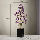 GobekUsa Grape Vine Metal Sculpture Handicraft Home Decor Figurine
