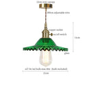 GobekUsa Glass Flounce LED Pendant Light - Stylish Nordic Design