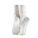 GobekUsa Ballet Shoes Vase: Realistic Dancer Portrait Sculpture for Home Decoration