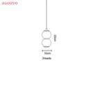 GobekUsa Glass Ball Pendant Lights - Modern Nordic LED Creative Hanging Lamp for Home Decor