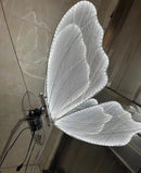 GobekUsa LED Butterfly Wing Lace Hanging Lamps for Romantic Decoration and Party Lights